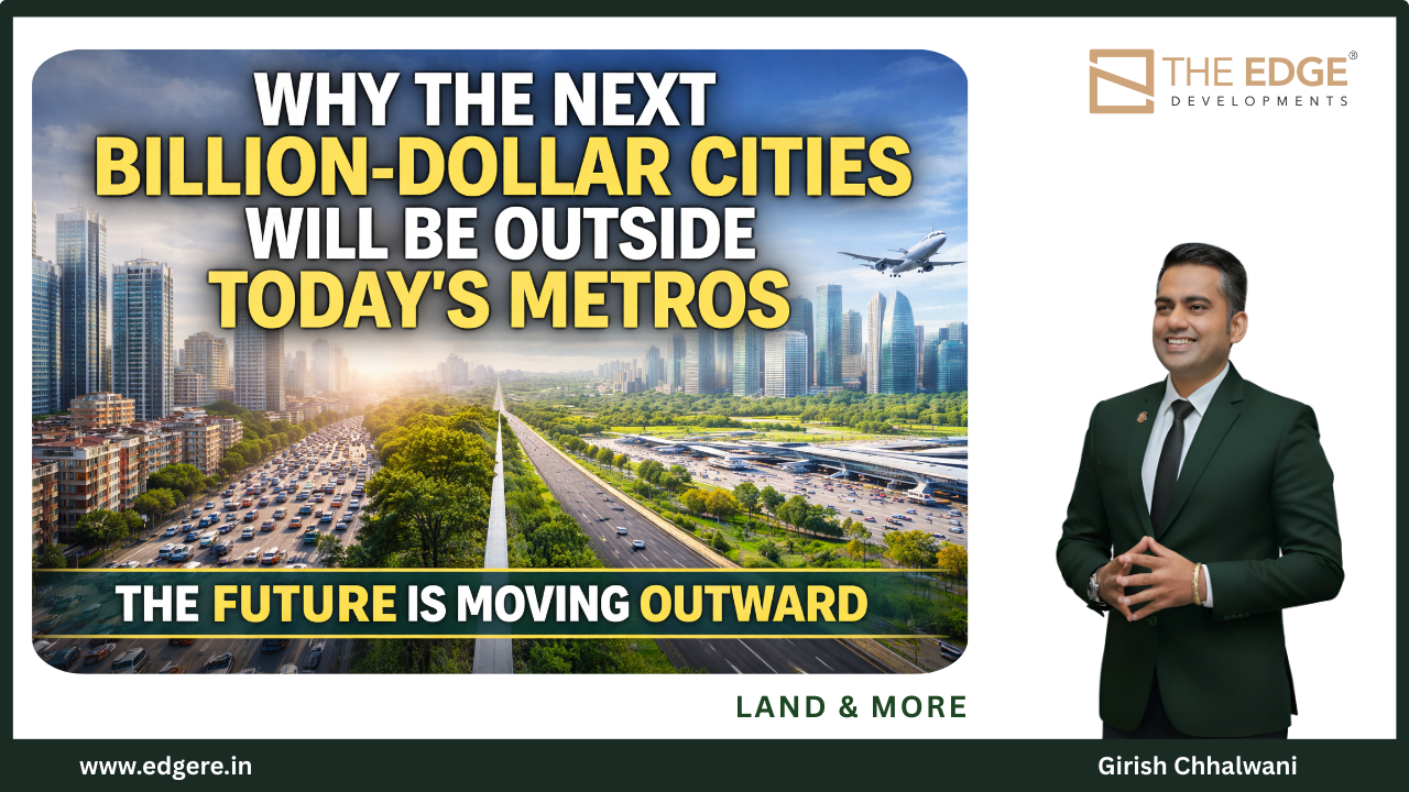 Girish Chhalwani is a visionary real estate leader known for his ability to identify, evaluate, and unlock land value with precision and foresight. A Business Management graduate from the University of Mumbai, he has strengthened his expertise with a PGDFM, an MBA in Marketing, and global certifications in Change Management, Strategy Management (IBMI, Germany), Digital Marketing (Google), and Strategic Sales Negotiation (Mercuri Goldman). This blend of academic rigour and on-ground experience gives him a rare combination of strategic clarity, operational depth, and market intelligence. Before establishing THE EDGE in 2017, Girish held leadership roles across renowned real estate organisations including Lodha Group, Bhairaav Group, and Adhiraj Capital City. He has successfully built and led diverse business verticals of Channel & Distribution Sales—also played a key role in Lodha Group’s expansion into the South East Asia & GCC market. As the founder of THE EDGE Developments, Girish specialises in land identification, acquisition processes, regulatory navigation, pricing structure, and market positioning. His deep understanding of land development enables the creation of plotted communities, villa estates, and large-scale developments that are aligned with future demand and long-term value creation. From Sales Manager to Business Architect His journey began on the ground — as a multi-ticket sales closer at Lodha. He soon moved into cross-functional leadership roles, contributing to channel strategy, international sales, product planning, and marketing — even generating significant revenue from regions like Southeast Asia and Dubai. By 2015, Girish had internalized the DNA of real estate scaling — and chose to channel that insight into building his own Business & Corporate Advisory. He has led over 45+ project launches, partnered with and executed 250+ marketing campaigns — directly or strategically influencing over ₹8,500 Cr in sales as Professional & Entrepreneur. As he founded a specialized Development vertical within The Edge, Girish also drives plotted developments, joint ventures, and luxury villa communities — especially in emerging markets like Karjat, Pali, Khopoli, and Raigad (Mumbai 3.0). His expertise in regulatory navigation, land structuring, and market mapping helps unlock long-term value for landowners and investors.