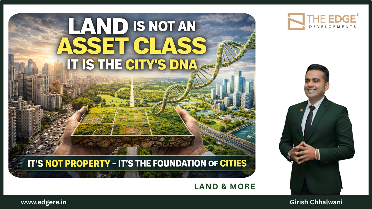 Girish Chhalwani is a visionary real estate leader known for his ability to identify, evaluate, and unlock land value with precision and foresight. A Business Management graduate from the University of Mumbai, he has strengthened his expertise with a PGDFM, an MBA in Marketing, and global certifications in Change Management, Strategy Management (IBMI, Germany), Digital Marketing (Google), and Strategic Sales Negotiation (Mercuri Goldman). This blend of academic rigour and on-ground experience gives him a rare combination of strategic clarity, operational depth, and market intelligence. Before establishing THE EDGE in 2017, Girish held leadership roles across renowned real estate organisations including Lodha Group, Bhairaav Group, and Adhiraj Capital City. He has successfully built and led diverse business verticals of Channel & Distribution Sales—also played a key role in Lodha Group’s expansion into the South East Asia & GCC market. As the founder of THE EDGE Developments, Girish specialises in land identification, acquisition processes, regulatory navigation, pricing structure, and market positioning. His deep understanding of land development enables the creation of plotted communities, villa estates, and large-scale developments that are aligned with future demand and long-term value creation. From Sales Manager to Business Architect His journey began on the ground — as a multi-ticket sales closer at Lodha. He soon moved into cross-functional leadership roles, contributing to channel strategy, international sales, product planning, and marketing — even generating significant revenue from regions like Southeast Asia and Dubai. By 2015, Girish had internalized the DNA of real estate scaling — and chose to channel that insight into building his own Business & Corporate Advisory. He has led over 45+ project launches, partnered with and executed 250+ marketing campaigns — directly or strategically influencing over ₹8,500 Cr in sales as Professional & Entrepreneur. As he founded a specialized Development vertical within The Edge, Girish also drives plotted developments, joint ventures, and luxury villa communities — especially in emerging markets like Karjat, Pali, Khopoli, and Raigad (Mumbai 3.0). His expertise in regulatory navigation, land structuring, and market mapping helps unlock long-term value for landowners and investors.