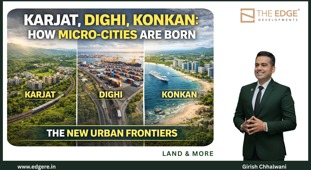 Girish Chhalwani is a visionary real estate leader known for his ability to identify, evaluate, and unlock land value with precision and foresight. A Business Management graduate from the University of Mumbai, he has strengthened his expertise with a PGDFM, an MBA in Marketing, and global certifications in Change Management, Strategy Management (IBMI, Germany), Digital Marketing (Google), and Strategic Sales Negotiation (Mercuri Goldman). This blend of academic rigour and on-ground experience gives him a rare combination of strategic clarity, operational depth, and market intelligence. Before establishing THE EDGE in 2017, Girish held leadership roles across renowned real estate organisations including Lodha Group, Bhairaav Group, and Adhiraj Capital City. He has successfully built and led diverse business verticals of Channel & Distribution Sales—also played a key role in Lodha Group’s expansion into the South East Asia & GCC market. As the founder of THE EDGE Developments, Girish specialises in land identification, acquisition processes, regulatory navigation, pricing structure, and market positioning. His deep understanding of land development enables the creation of plotted communities, villa estates, and large-scale developments that are aligned with future demand and long-term value creation. From Sales Manager to Business Architect His journey began on the ground — as a multi-ticket sales closer at Lodha. He soon moved into cross-functional leadership roles, contributing to channel strategy, international sales, product planning, and marketing — even generating significant revenue from regions like Southeast Asia and Dubai. By 2015, Girish had internalized the DNA of real estate scaling — and chose to channel that insight into building his own Business & Corporate Advisory. He has led over 45+ project launches, partnered with and executed 250+ marketing campaigns — directly or strategically influencing over ₹8,500 Cr in sales as Professional & Entrepreneur. As he founded a specialized Development vertical within The Edge, Girish also drives plotted developments, joint ventures, and luxury villa communities — especially in emerging markets like Karjat, Pali, Khopoli, and Raigad (Mumbai 3.0). His expertise in regulatory navigation, land structuring, and market mapping helps unlock long-term value for landowners and investors.