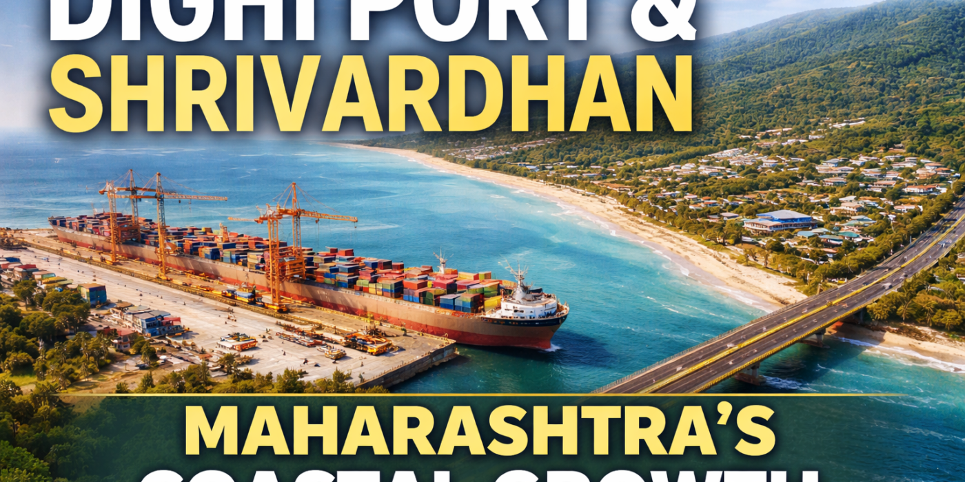 Dighi Port is driving port-led development along Maharashtra’s coast. Discover how Shrivardhan is emerging as a key growth and investment zone.
