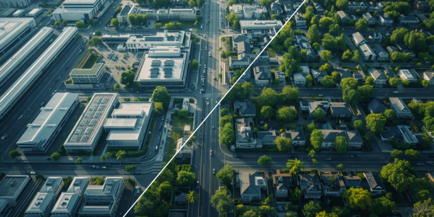 commercial vs residential land investment tax zoning  roi